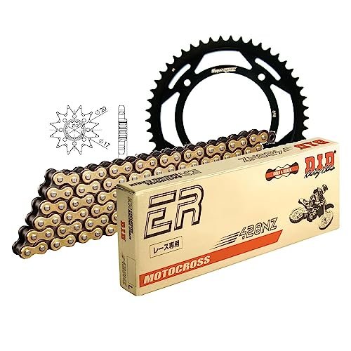 Zestaw łańcuchów DID stal 428NZ / 124 zapięcie na klips do KTM SX, Husqvarna TC 85 ccm rok prod. 2003-2020