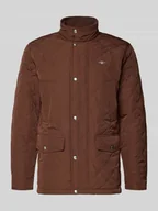 Kurtki męskie - Kurtka pikowana o kroju regular fit z wyhaftowanym logo model ‘Windcheater’ - miniaturka - grafika 1