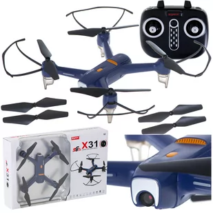 Dron RC Syma X31 2,4GHz GPS 5G kamera HD - Drony - miniaturka - grafika 1