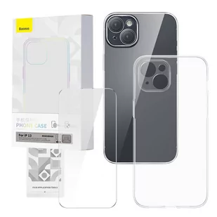 Zestaw ochronny Baseus Corning przeźroczyste etui i szkło hartowane do iPhone 13 - Etui i futerały do telefonów - miniaturka - grafika 1
