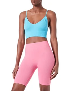 ONLY Onlvicky Rib Seamless City Noos szorty damskie, Azalia Pink, S-M - Spodenki damskie - miniaturka - grafika 1