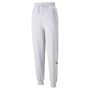 Damskie Spodnie PUMA PUMA POWER NOVA SHINE COLORBLOCK HIGH-WA 67444768 – Fioletowy - Spodnie damskie - miniaturka - grafika 1