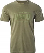 Koszulki męskie - Magnum KOSZULKA MAGNUM ESSENTIAL T-SHIRT 2.0 OLIVINE MELANGE M - miniaturka - grafika 1