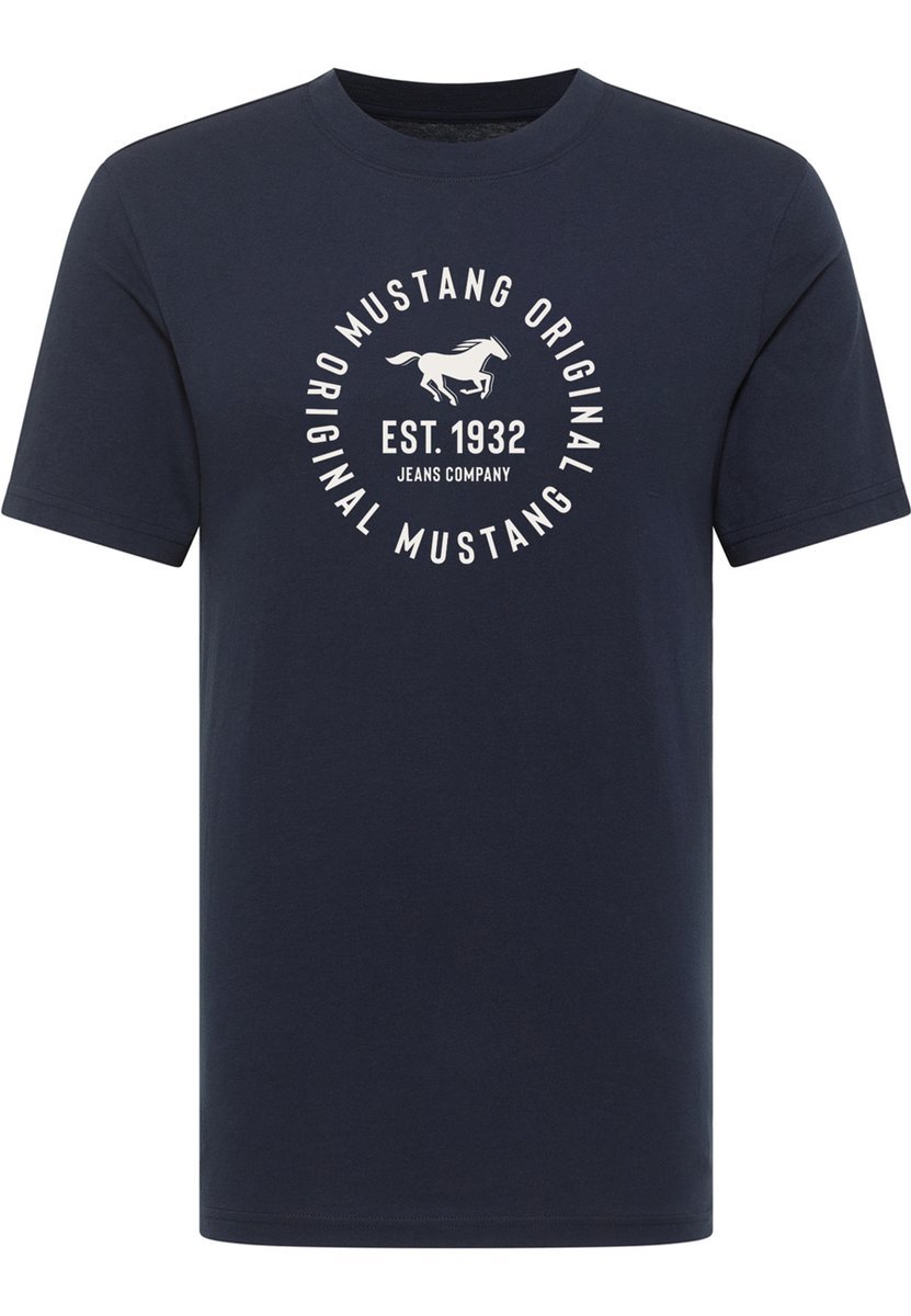 Męski T-Shirt Mustang Style Alex Dark Sapphire 1017992 4136