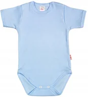 Body dla niemowląt - Body KRÓTKI rękaw JASNY NIEBIESKI r 92 KLEKLE - miniaturka - grafika 1
