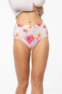 Majtki damskie - Figi damskie bezszwowe z wyższym stanem i pełniejszym krojem Peony Simple Maxi Julimex - miniaturka - grafika 1