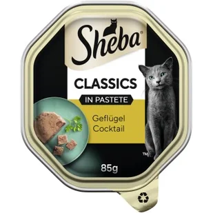 Sheba Classics Paszteciki 22 x 85 g Koktajl z drobiem - Mokra karma dla kotów - miniaturka - grafika 1