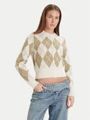 Swetry damskie - Vero Moda Kardigan Halo 10342792 Zielony Regular Fit - miniaturka - grafika 1