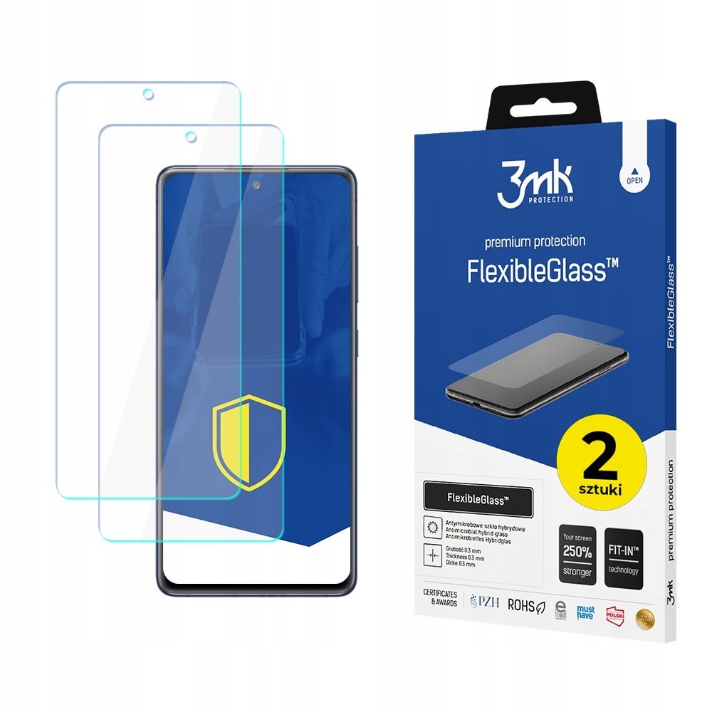 2x Szkło hybrydowe na ekran do Samsung Galaxy S20 FE 5G - 3mk FlexibleGlass