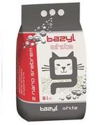 Żwirek dla kotów - Bazyl White żwirek dla kota bentonitowy zbrylający 5l - miniaturka - grafika 1