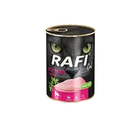 Mokra karma dla kotów - Rafi Cat Adult z indykiem 400g - miniaturka - grafika 1