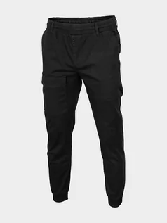 Spodnie męskie - Outhorn Spodnie w kolorze czarnym - grafika 1