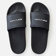 Klapki i japonki męskie - Męskie Klapki RIP CURL SIDE SLIDE OPEN TOE 13BMOT_90 – Czarny - miniaturka - grafika 1
