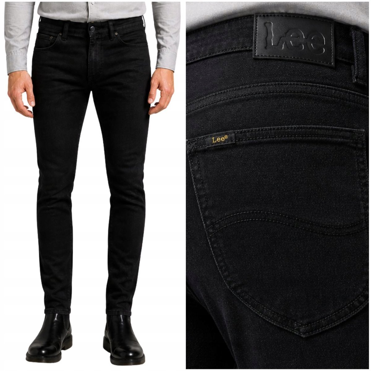 Lee Skinny Fit Extreme Motion Sion wygodne spodnie jeansowe rurki W33 L34