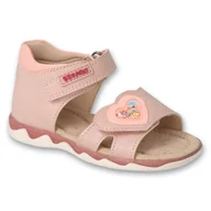 Buty dla dziewczynek - Befado obuwie dziecięce 170P093 różowe - miniaturka - grafika 1