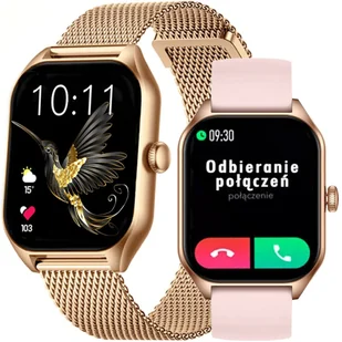 Rubicon F03-PROF Złoty/Różowy - Smartwatch - miniaturka - grafika 1