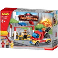 Klocki - Jumei klocki Straż pożarna 211 elementów 70603 - miniaturka - grafika 1