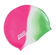 Pływanie - Czepek silikonowy Zoggs multicolor różowy - miniaturka - grafika 1