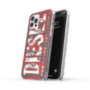 Etui i futerały do telefonów - Etui Diesel Snap Case Clear AOP do iPhone 12/12 Pro czerwono-szary/red-grey 42567 - miniaturka - grafika 1