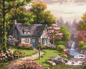 Malowanie po numerach - Obraz Malowanie po numerach - Zaczarowana kraina - miniaturka - grafika 1