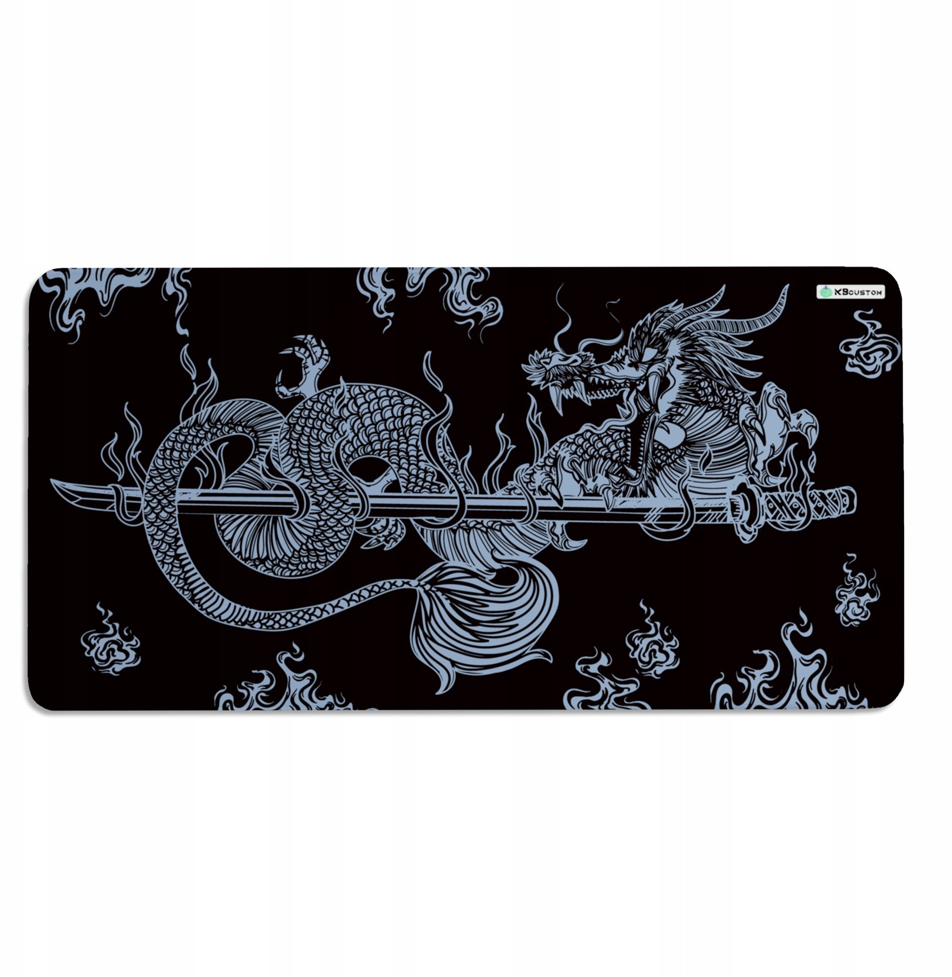 Podkładka KBcustom DUŻA PODKŁADKA MATA POD MYSZKĘ MYSZ 100x50 XXXL KBcustom Biurko Dragon 20