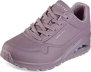 Trampki damskie - Skechers Damskie trampki UNO, czarne, 4,5 UK - grafika 1