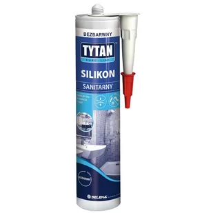 Silikon sanitarny Euroline bezbarwny 280 ml Tytan - Silikony - miniaturka - grafika 1