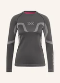 Koszulki sportowe damskie - X-Bionic Koszulka Funkcjonalna X-Ential grau - miniaturka - grafika 1