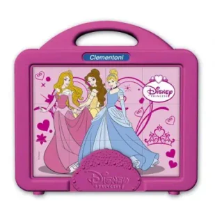 Klocki W Walizce 12 Sztuk Princess - Praca Zbiorowa - Klocki - miniaturka - grafika 1