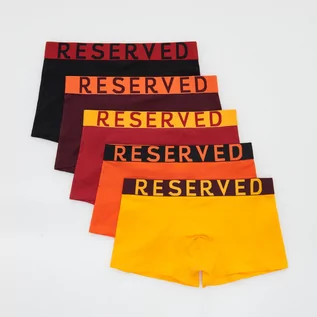 Majtki męskie - Classic Reserved Reserved - 5 pack bokserek Pomarańczowy - grafika 1