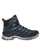 Buty trekkingowe damskie - LOWA Buty turystyczne "Innovo Evo GTX Mid Ws" w kolorze granatowym - miniaturka - grafika 1