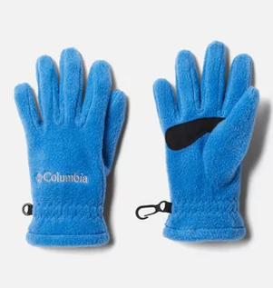 Rękawiczki - Dziecięce polarowe rękawiczki COLUMBIA Youth Fast Trek Glove niebieskie 4 - grafika 1