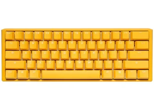 Ducky One 3 Mini Yellow klawiatura Gaming USB QWERTY US English Żółty - Klawiatury - miniaturka - grafika 1