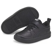 Buty dla dziewczynek - Buty dziecięce PUMA RICKIE AC INF PUMA BLACK-PUMA BLACK 19 - miniaturka - grafika 1