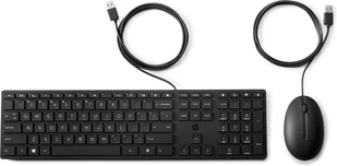 HP Przewodowa mysz i klawiatura 320MK do komputerów biurkowych - Zestawy myszka + klawiatura - miniaturka - grafika 1