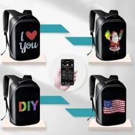 Plecaki szkolne i tornistry - DH Style Led Backpack świecący plecak z ekranem LE - miniaturka - grafika 1