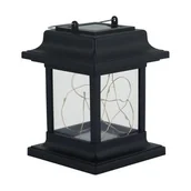 Lampy ogrodowe - Lampa solarna Fred LED 14 0,05W WW czarny STRÜHM - miniaturka - grafika 1