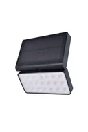 Lampy ogrodowe - Lutec Tuda 6935501330 kinkiet lampa ścienna zewnętrzna ogrodowa 1x8,5W LED IP44 czarny - miniaturka - grafika 1