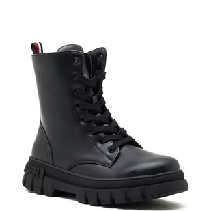 Tommy Hilfiger Botki - Buty dla dziewczynek - miniaturka - grafika 1