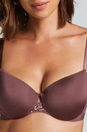 Biustonosze - Hunkemöller Biustonosz usztywniany z fiszbinami Lea Fioletowy - miniaturka - grafika 1