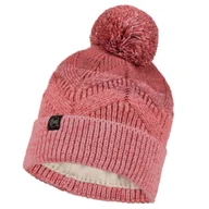 Czapki damskie - Buff, Masha Knitted Fleece Hat Beanie 1208555371000, Kobieta, Czapka, Różowa - miniaturka - grafika 1