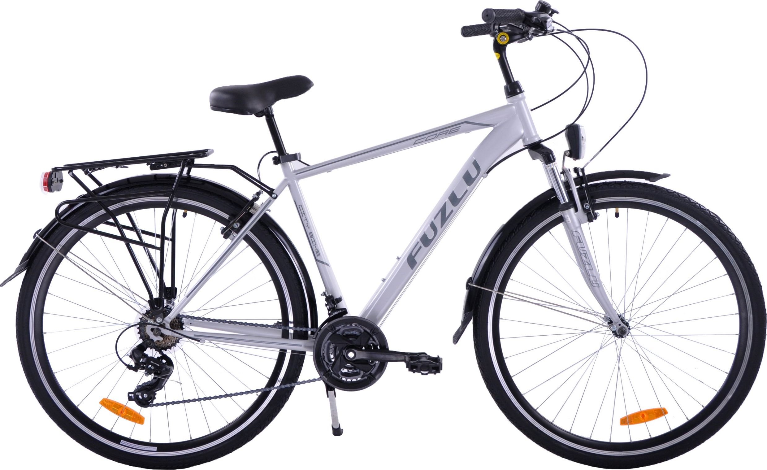 Fuzlu Rower trekkingowy Fuzlu Core amt srebrno-szary 19
