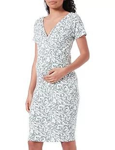 Noppies Maternity damska sukienka Bayamo z krótkim rękawem All Over Print, Lily pad-P966, M, Lily Pad - P966, 38 - Sukienki ciążowe - miniaturka - grafika 1