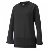 Kurtki i kamizelki sportowe damskie - Damska bluza treningowa PUMA STUDIO Yogini LT Bell Sleeve Pullover - miniaturka - grafika 1