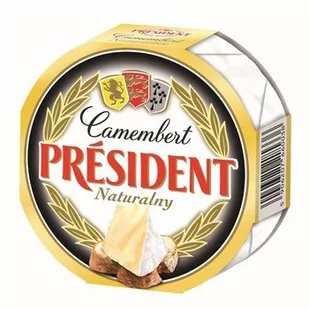 President Camembert naturalny z porostem białej pleśni - Sery - miniaturka - grafika 1