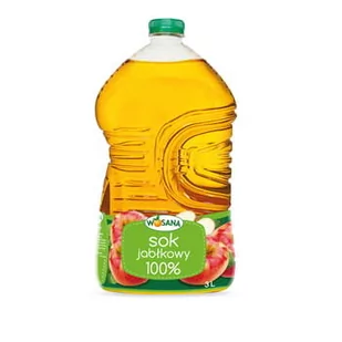 Wosana Sok jabłkowy 3 l - Soki i napoje niegazowane - miniaturka - grafika 1