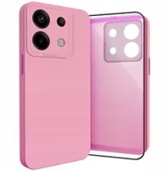 Etui i futerały do telefonów - Etui do Xiaomi Redmi Note 13 4G Osłona Kamery, Różowe, Ochronne Szkło - miniaturka - grafika 1