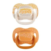 Smoczki uspokajające - Canpol Smoczek uspokajający 6-18m 2szt 34/931yel - miniaturka - grafika 1