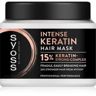 Maski do włosów - Syoss Intense Keratin, Maska do włosów delikatnych i łamliwych - miniaturka - grafika 1