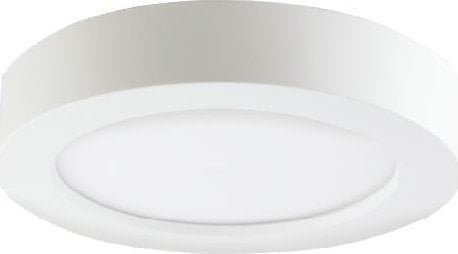Lampa sufitowa Orno CITY LED 12W, oprawa downlight, natynkowa, okrągła, 780lm, 3000K, biała, wbudowany zasilacz LED,AD-OD-6057WLX3